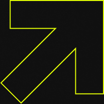 "Éléments graphiques décoratifs flèche jaune"